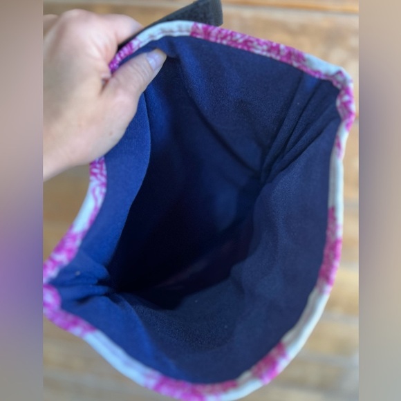 Jansport Padded Fleece Lined Laptop iPad & More Bag 11x15” Floral Velcro Closure - Picture 3 of 4